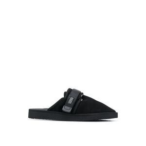 SUICOKE Slip-On Mules with Adjustable Strap Women BLACK Sandals